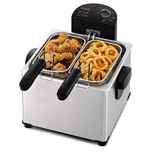 Home Kitchen Small Appliances 4 Liter Dual Basket Deep Fryer Stainless steel By Dreamsales