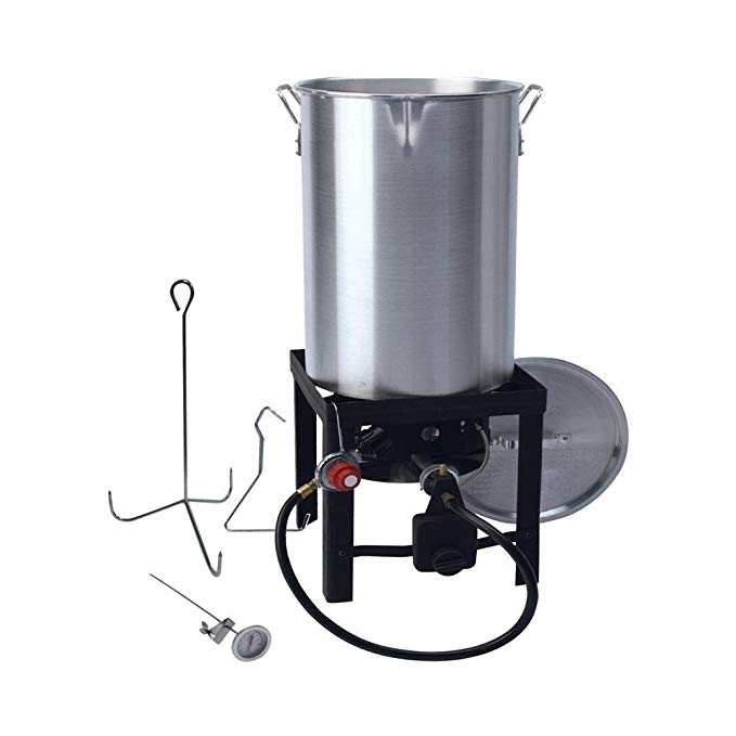 GrillSmith 30 Quart Propane Turkey Fryer Set 848696008753