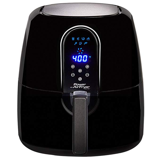 5.5 Qt Family Sized Power Air Fryer Elite 7- In -1 Electric Hot Air Fryer