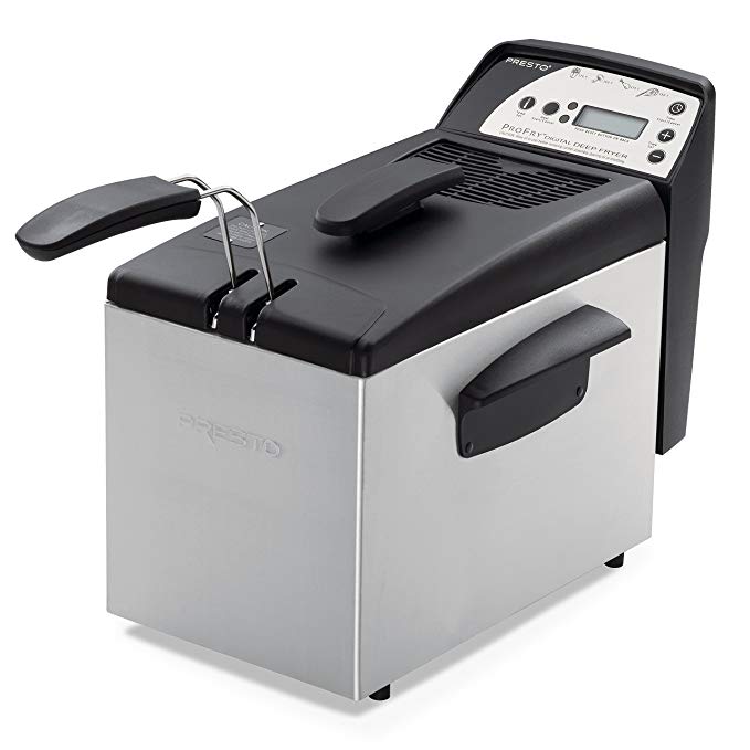 Presto 05462 Digital ProFry Immersion-Element 9-Cup Deep Fryer